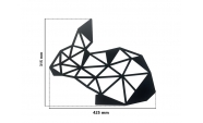 Minimalista Nyúl geometriai fali dekoráció 3