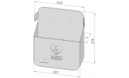Fém fali tartó AED defibrillátorokhoz 6