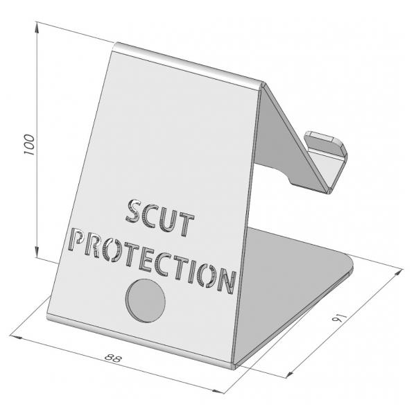 Telefontartó, ezüst színű 6